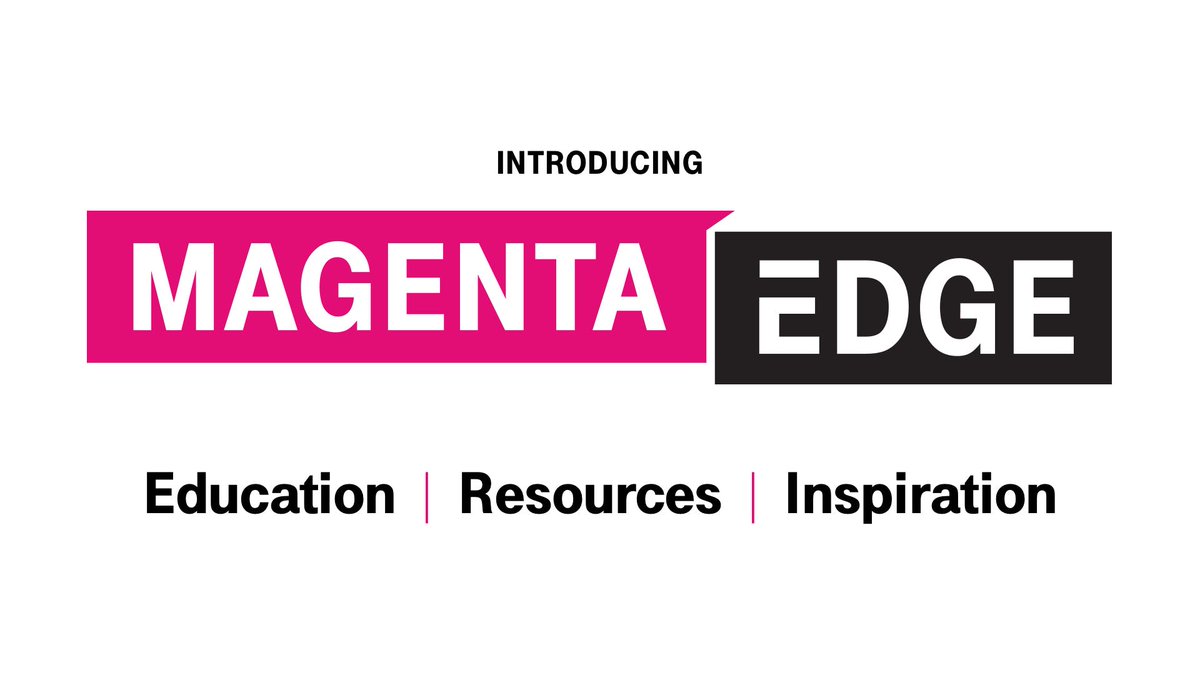 Goode4Dawn's tweet photo. We're proud to introduce #MagentaEdge, our 3 year commitment to educating, inspiring, and supporting small business owners nationwide. https://t.co/LDMaTs45Ix https://t.co/PZlUWCCmgC https://t.co/4xSXmFwCBJ