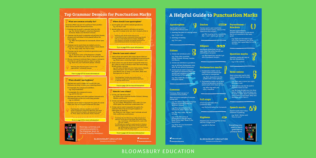 BloomsburyEd's tweet photo. TEACHER RESOURCES 📚

Looking for a book with everything you need to teach grammar at primary level? Then The Grammar Book is for you. 

Download a FREE crib sheet filled with helpful tips: https://t.co/4RPpr7lYDX https://t.co/hmB33TW9BP