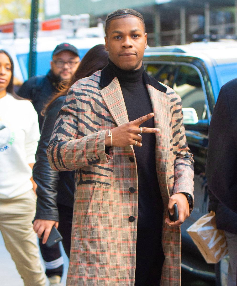 This Neil Barrett overcoat first made the case for John Boyega as king of the coats