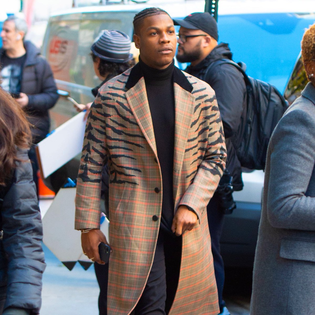 This Neil Barrett overcoat first made the case for John Boyega as king of the coats