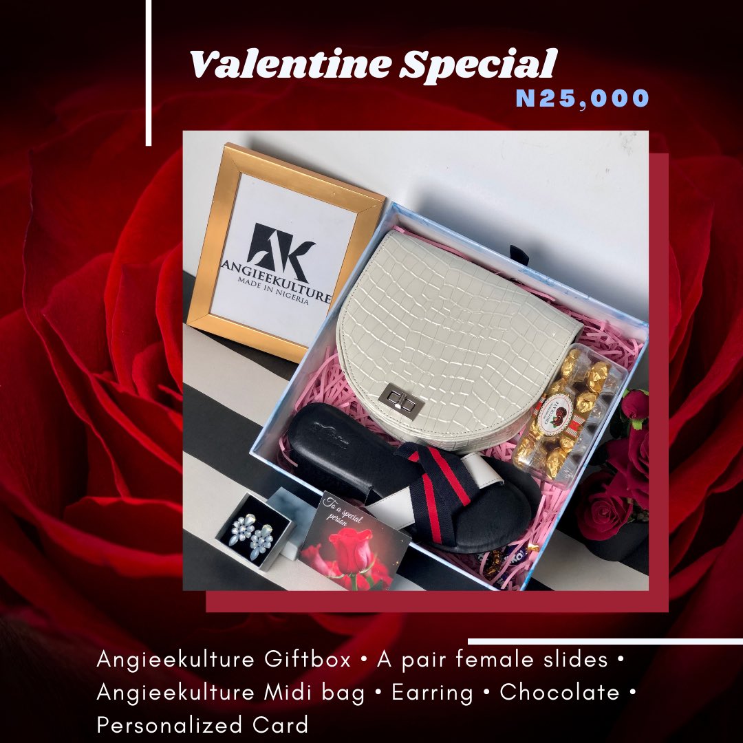 angieekulture's tweet photo. Introducing Our “Angieekulture X @Area89_ Valentine Package” from 15,000 - 50,000

Each package have prices attached to them🙏
.
.
You can choose any color &amp; design from our collection.
.
You can also customize according to ur budget from 6k...
.
Please ff the thread 👇🏽👇🏽 &amp; RT https://t.co/5QGyMpHvH6