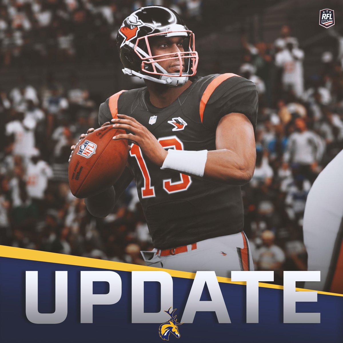 RFL_Sim_League's tweet photo. The Elk &amp; Desperados have reached an agreement to trade former Relo Bowl Champion Kyle Bane for former Season 3 Offensive rookie of the year Eric Fisher! Will Fisher bounce back after getting this opportunity to start again or will his struggles continue? Only time will tell. https://t.co/UzVv2OtSny
