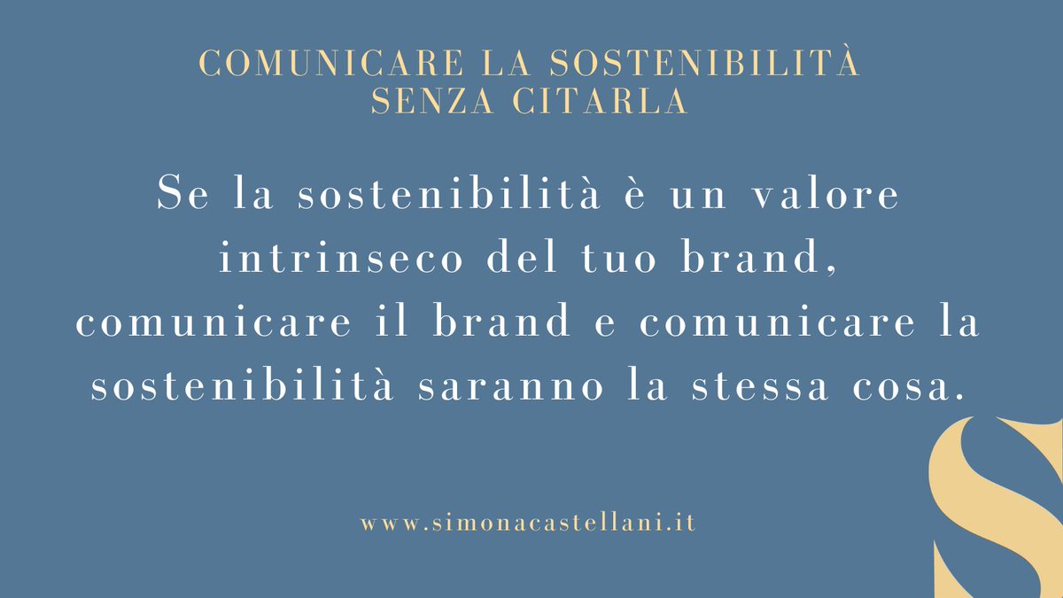 simbacaste's tweet photo. #CulturaDellaSostenibilità #RimettoInCircoloValore #ComunicareLaSostenibilitàSenzaCitarla https://t.co/QP7CJ1Dm6J