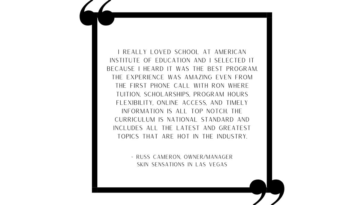 AIEElectrology's tweet photo. Why choose AIE over other electrology schools? #electrologyschool #electrolysis #bestprogram #35yearsandcounting https://t.co/4BnhlwWDq3 https://t.co/ZjzLaQJDB5