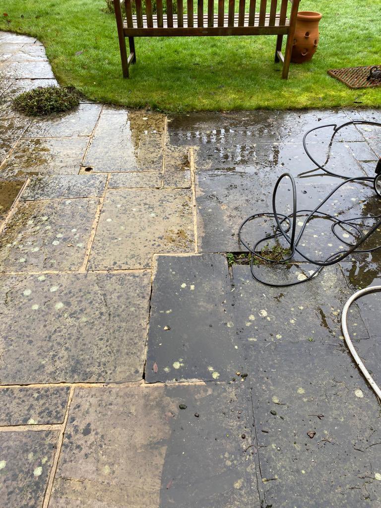 Satisfying work:..before and after #stihl #clean #winterjobs @STIHL_GB