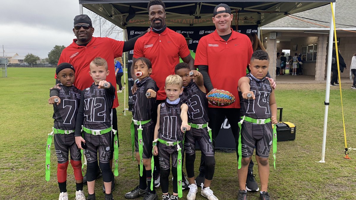 89jonesntaf's tweet photo. So proud of my boys! 6U & 9U Flag Football National Champions! @HardCountAthltx #CoachJames https://t.co/ChDPCA15sY