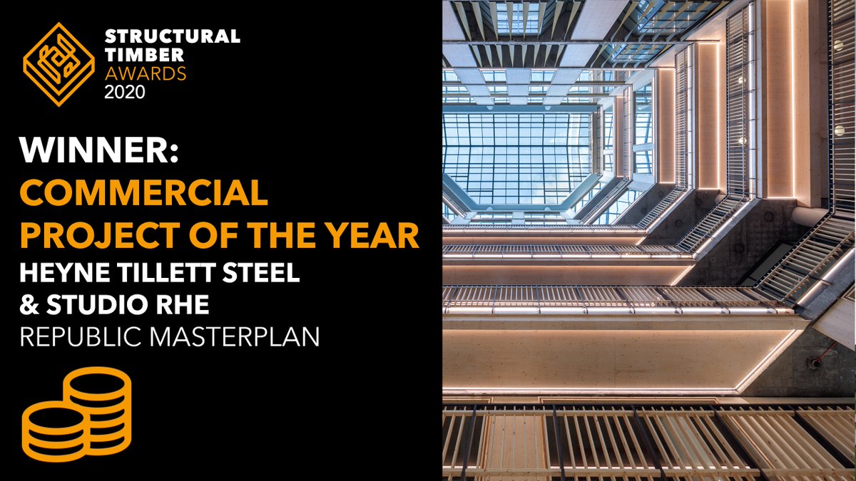 Structural Timber Awards (@stawards25) on Twitter photo ā¦& the 2020 #STAwards Commercial Project of the Year winner is: <a href="/HTS_London/">Heyne Tillett Steel</a> @StudioRHE for Republic Masterplan! Congratulations! ā¦& the 2020 #STAwards Commercial Project of the Year winner is: <a href="/HTS_London/">Heyne Tillett Steel</a> @StudioRHE for Republic Masterplan! Congratulations!