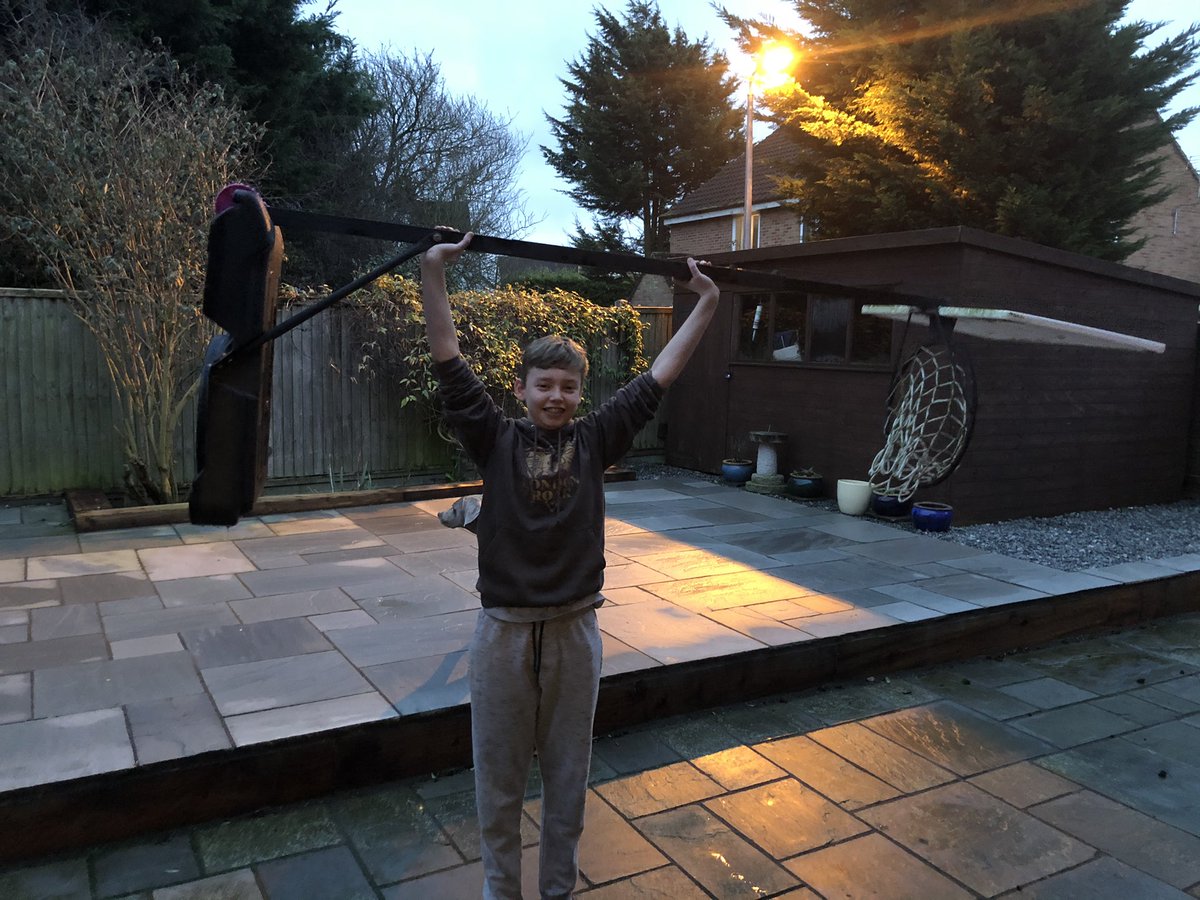 <a href="/ESJ__PE/">ESJ PE</a> <a href="/MissHennessyPE/">Miss H Hennessy 🧚🏼‍♀️</a> lockdown games staff v students JB challenged <a href="/MrY_ESJ/">Mr Y</a> with largest object - basketball weightlifting 🏋️‍♀️