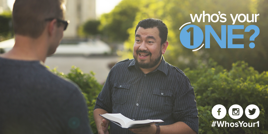 Heaven rejoices each time even one person comes to know Jesus. Do you have your one person you are focused on reaching? #WhosYour1