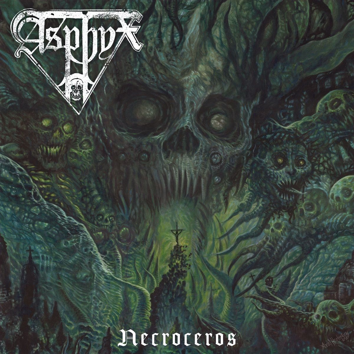 > “Memorable, full of rage, and sure to deliver all of the goods that fans both new and old will enjoy,” says @DeadRhetoric about Asphyx’s new album “Necroceros,” out now on @centurymedia buff.ly/3c9XGmJ