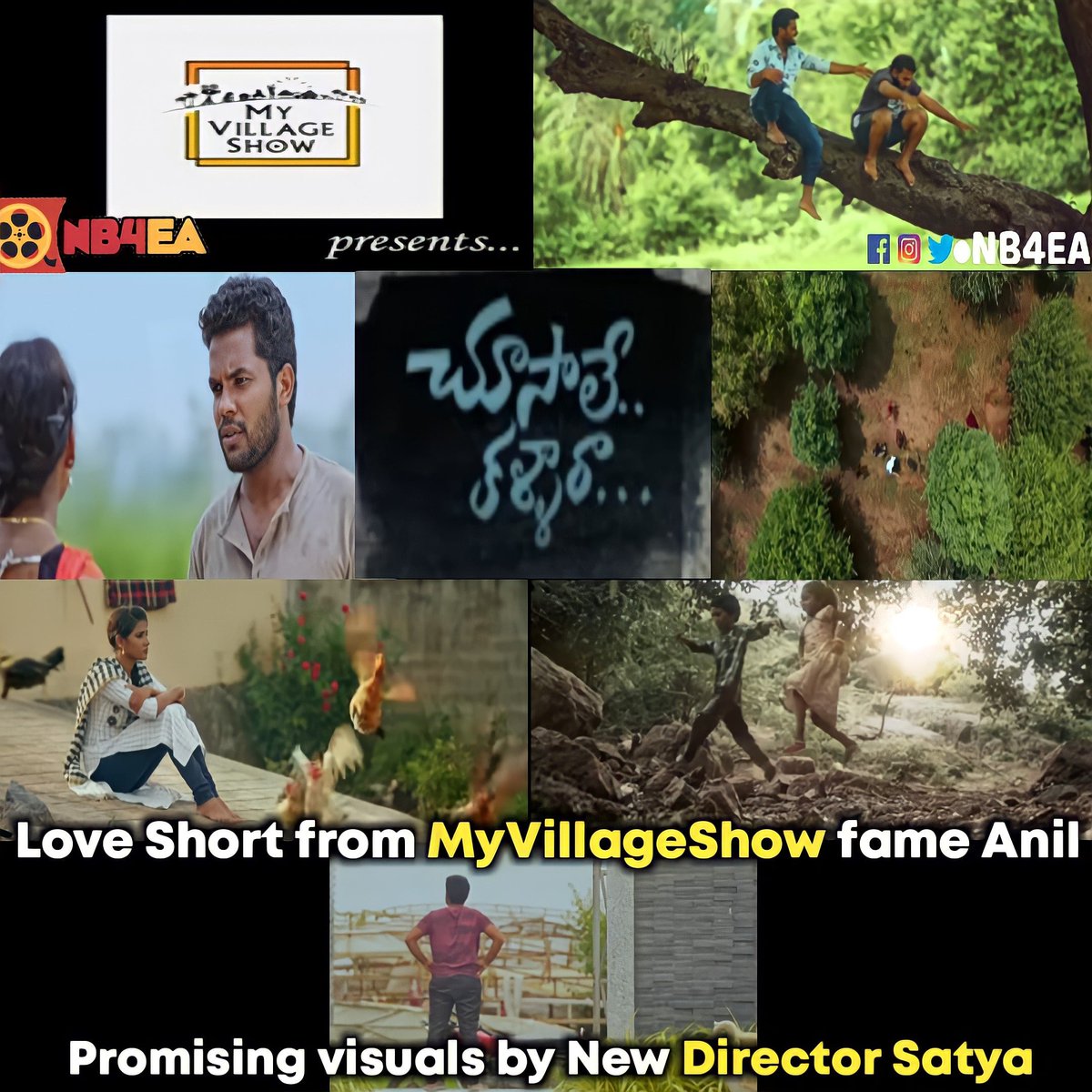 Nb4Ea's tweet photo. #ChusaleKallara #Loveshort 😍
@myvillageshow @AnilGeela #DirectorSatya
Trailer #linkinbio
FOLLOW 👉@nb4ea
https://t.co/2hV59qGj2Z
#sudigalisudheer #telugumemes #telugumovie #nb4ea #Myvillageshow #teluguvideos #love #Anilgeela #telugubgm #telugujokes #Trailer #Anilgeela https://t.co/UdUJmOMj3J