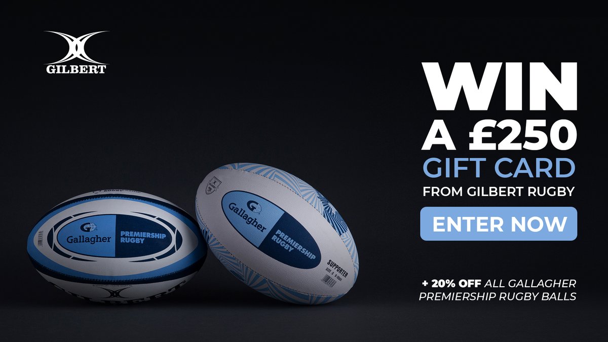 premrugby's tweet photo. π @GILBERT_RUGBYΒ are offering fans the chance to WIN a Β£250 gift card π
Enter Now β‘οΈ https://t.co/HTW1WNK9rj
#OneConstant | Tβs & Cβs apply https://t.co/eeMKKM09VU