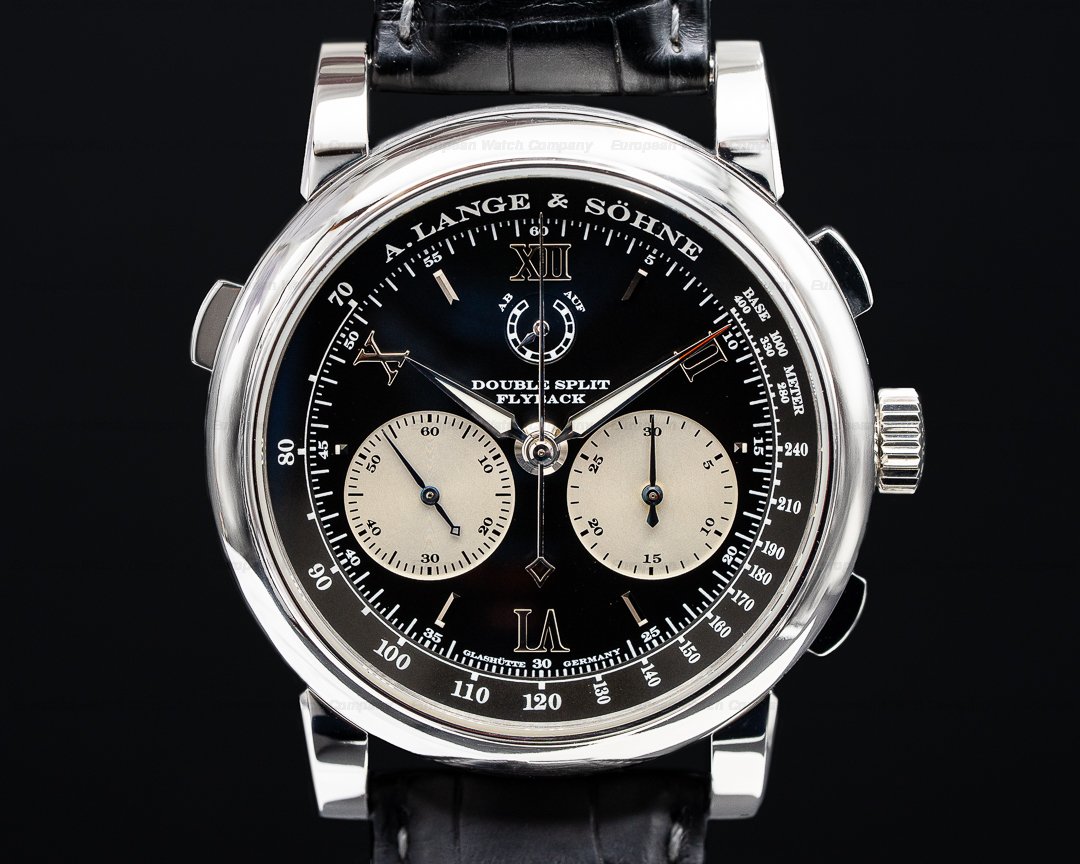 EuropeanWatchCo's tweet photo. A. Lange and Sohne Double Split 404.035 Black Dial Platinum. https://t.co/AR8RzY5t3d
#ALangeandSohne
#DoubleSplit
#Horology https://t.co/iqX2Tqa93g