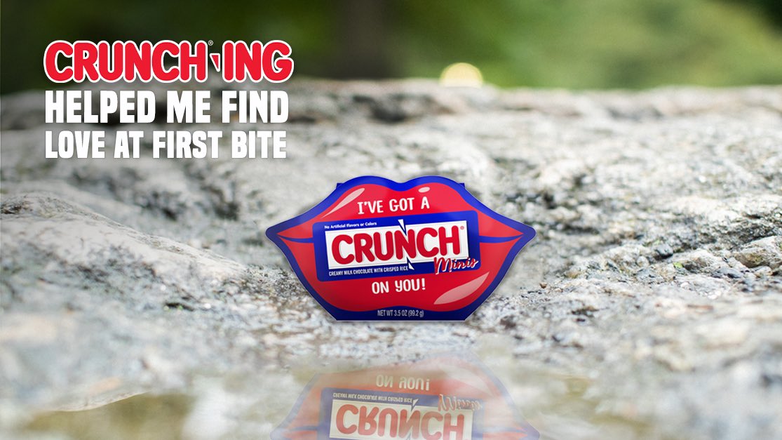 crunchbar's tweet image. You had me at “Hello, would you like to start #CRUNCHing this Valentine’s Day?”