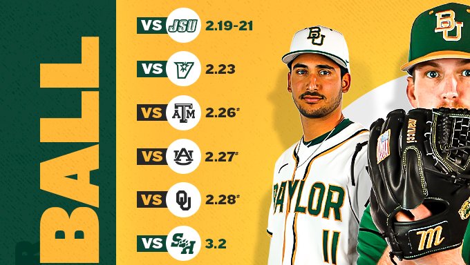 Baylor Baseball tweet media