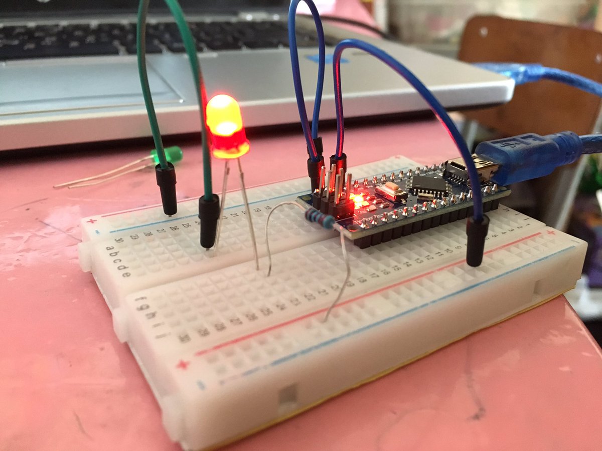Ms_Aurra's tweet photo. Actual glee guys 😁 I’m so proud 😭👏🏾 look @embarrassedOK! So we switched our battery holder for an @arduino nano. She did the last 3 diode lights with very little assistance👌🏾 shout out to her Tutor, Beauty @KidzinTech. You are a legend!! #lifeskills #electronics101 https://t.co/WmaA0ILPPv