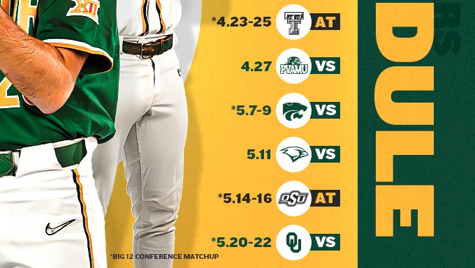 Baylor Baseball tweet media