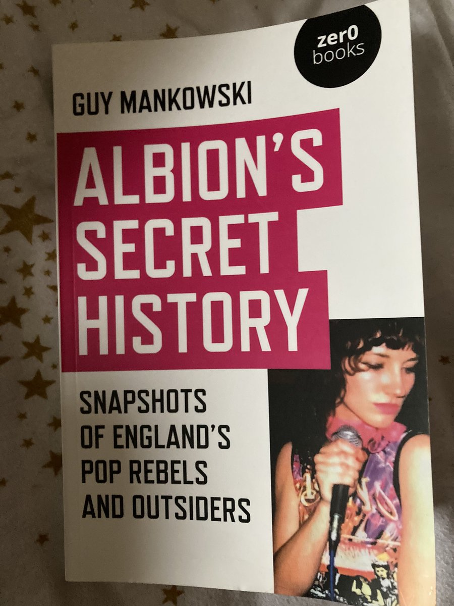 StudioKateJ's tweet photo. So happy to get my copy of ‘Albion’s Secret History: Snapshots of England’s Pop Rebels and Outsiders’ by @Gmankow in the post the other day! An honour to be asked to grace the cover. Out via @Zer0Books in March. #guymankowski #zerobooks #thelongblondes #poprebels https://t.co/mO6lLyl80m