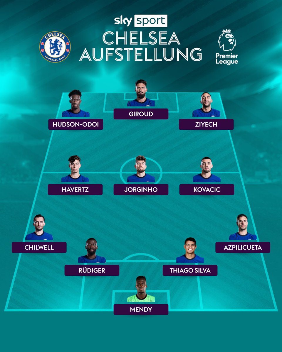 SkySportDE's tweet image. Die erste Startelf von Thomas Tuchel als Chelsea-Trainer. #skyPL #CHEWOL LIVE auf Sky.