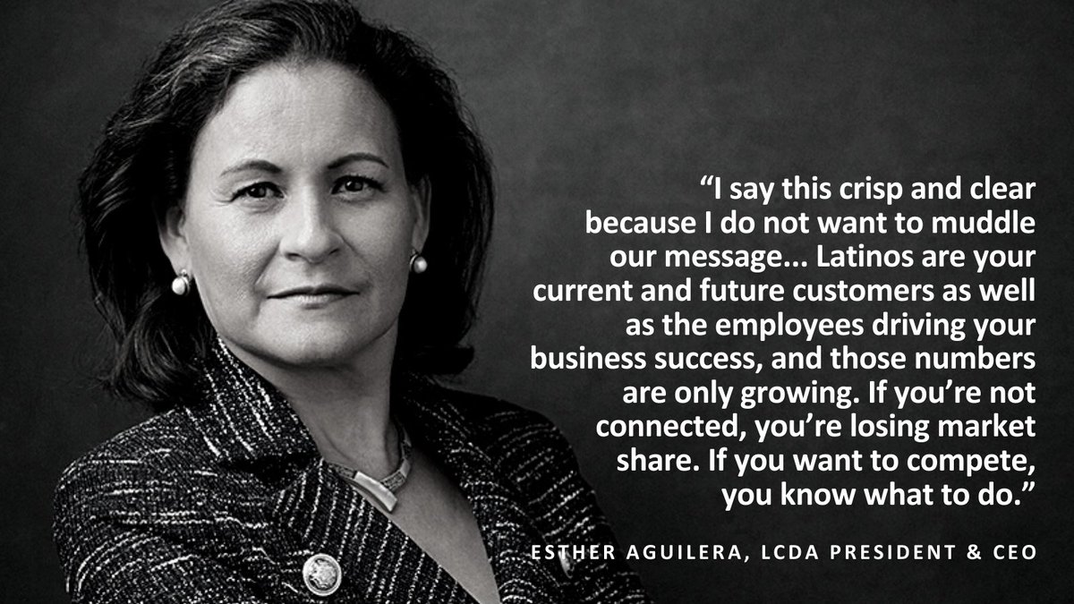 In @HispanicExecutive: Read more on @EstherLCDA's results driven, strategic, and innovative approach to moving the @LatinoDirectors forward. bit.ly/3ohFXMI

#LCDALeaders #LCDALatinas #CEO #CorpGov #CorpBoard #leadingbyexample #leadingtheway