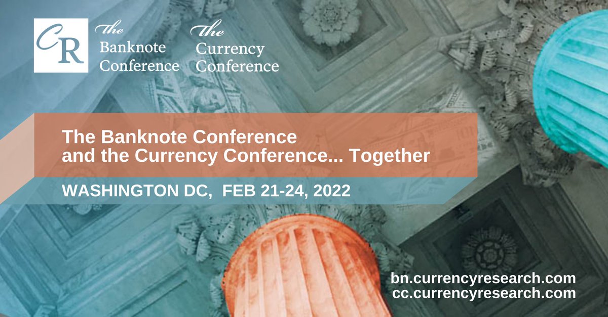 CurrencyResearc's tweet image. Let&apos;s Get Back Together!
We need to reconnect. We&apos;ve combined the industry’s premier policy and technology conferences into one global hybrid event. Register now to get the Welcome Back rate! bit.ly/3t4DXe8 
#banknoteconference #banknotes #cash #currencyconference #banks