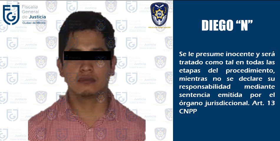 FiscaliaCDMX's tweet photo. Agentes de la @PDI_FGJCDMX, en colaboración con personal de la @FiscaliaEdomex, aprehendieron a un hombre, por su probable participación en el delito de violación, en agravio de una persona menor de edad, en la colonia #ValleCeylan https://t.co/5m1h8YCBCx @AztecaNoticias https://t.co/VmjF7IlGAI