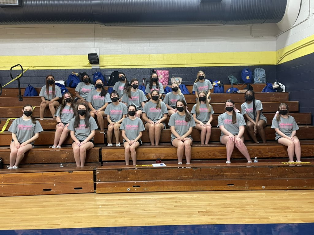 HSTCheer's tweet photo. Home game #2 in the books. We love our 🐏💙💛! #GoRams https://t.co/IUIUlzzlXV