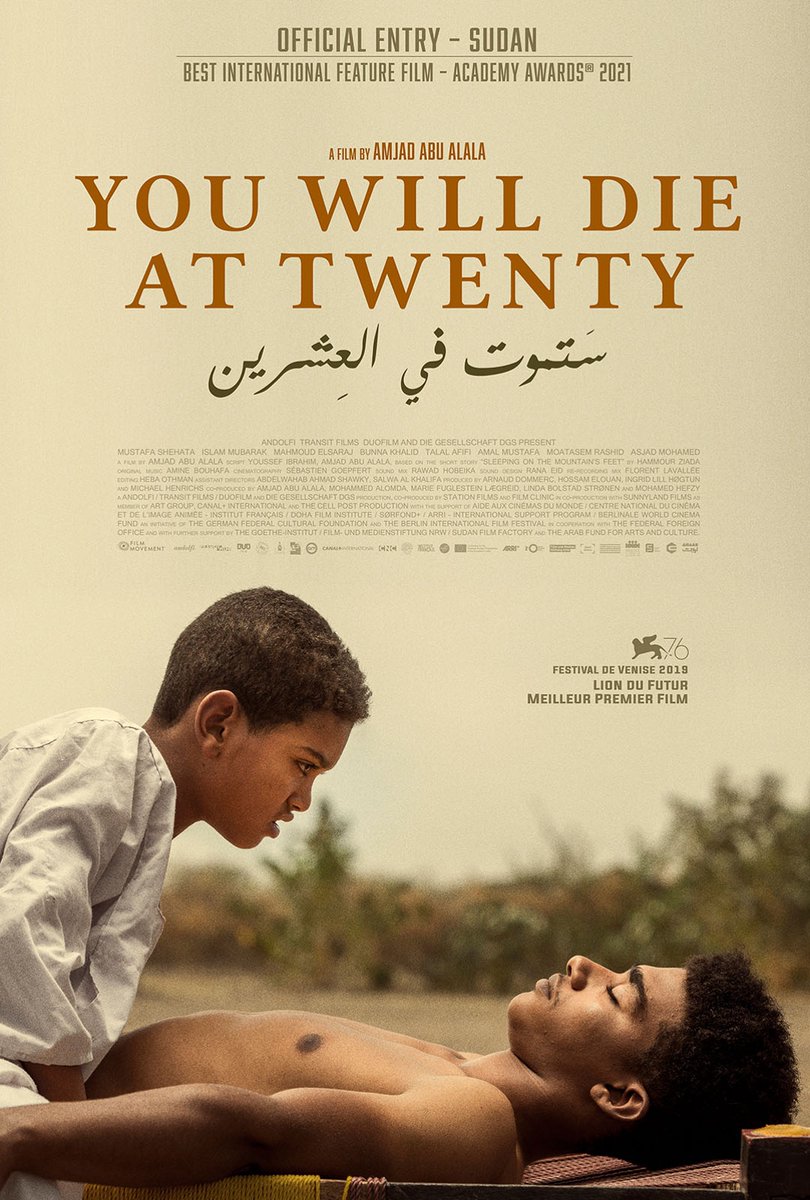 We are excited to join <a href="/thefilmlab/">thefilmlab</a> in presenting Sudan’s first official Oscar submission, You Will Die At Twenty, a <a href="/la_Biennale/">La Biennale di Venezia</a> award-winning “coming-of-death” fable. Available this Friday, Jan. 29 at The Film Lab virtual cinema. Use code AAM for 20% off! watch.eventive.org/youwilldieattw…