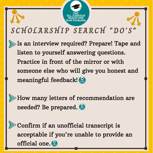 ReachOnebooksc1's tweet photo. 🌟📚💰Helpful scholarship "to-do's" and things to think about as you search and apply for scholarships. Do you have additional items to add? Pls. share!🌟#NCAT #NCAT25 #BowieState @pgcps @GCSchoolsNC @BowieState @ncatsuaggies https://t.co/zmJNlYHT8I