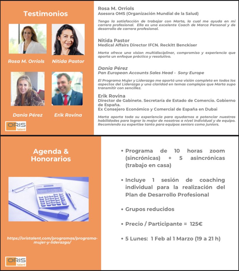 Ilusión máxima con el nuevo Programa de Desarrollo Profesional que iniciaré el lunes 1 de febrero: #liderazgo #softskills #compromiso #comunicación #gestióndeincertidumbre 

Gracias <a href="/martaantonb/">Marta Anton Coach PCC</a> por seguir construyendo en futuro diferente!!