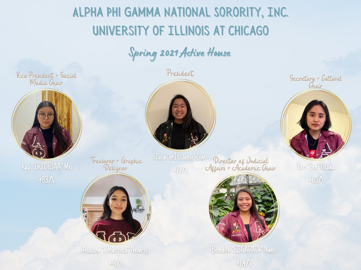 APhiG_UIC's tweet image. Introducing our Spring 2021 Active House! 🐼♡ #aphig #lambdachapter #sisters