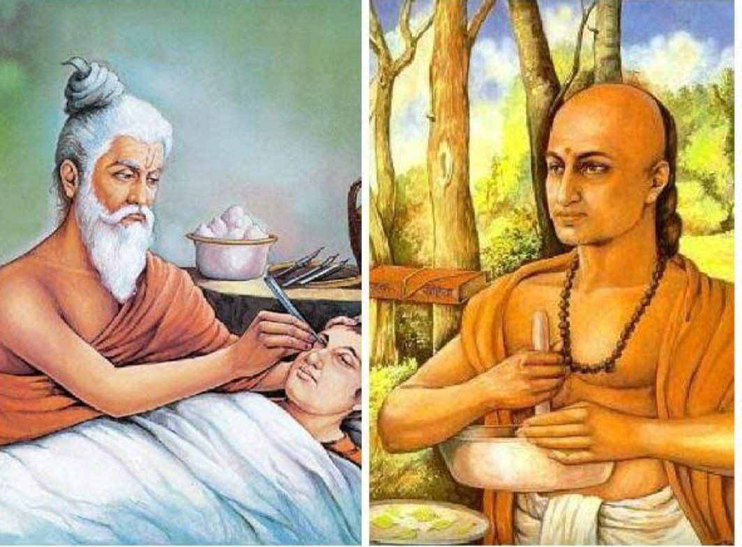 3. Fathers of  #surgery: Charaka & Sushruta, works: Samhitas4. Father of  #Anatomy:  #Patanjali, work:  #Yogasutra5. Father of  #yoga :  #Patanjali, work:  #Yogasutra6. Father of  #Economics: Chanakya, work: Arthashshtra7. Father of  #Atomictheory: Rishi Kanada, Work : Kanada sutras