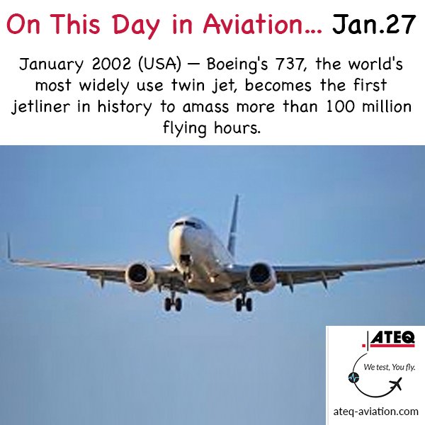 ATEQ_Aviation's tweet photo. What happened #onthisday in #aviation history?
•
@ATEQ &amp; Cobra Aviation, Inc. | https://t.co/4pmIW0fFn9
•
#avgeek #planespotting https://t.co/Udnve21GuC