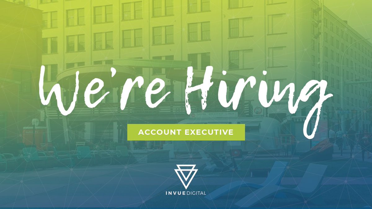 InVueDigital's tweet image. Are you an email savant? Do you love interacting with and working with new clients? Do you daydream about new marketing strategies? You could be the perfect fit for our Account Executive role! 

For more information and to apply, visit our website: invuedigital.com/careers/accoun…