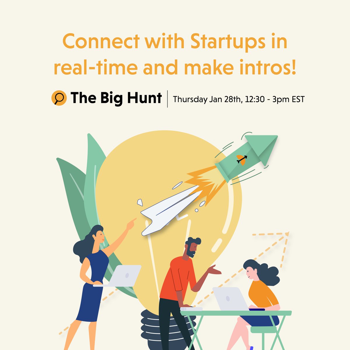 Hunterz_inc's tweet photo. Happening Tomorrow! Join https://t.co/85TWOzjZ6y virtual networking event.

Date: Jan 28th 2021, 12:30 - 3pm EST

Register here: https://t.co/nC0sHi9eyi

#WarmIntroductions #EnterpriseSales #FreelanceSales https://t.co/ql3ec6ga2S