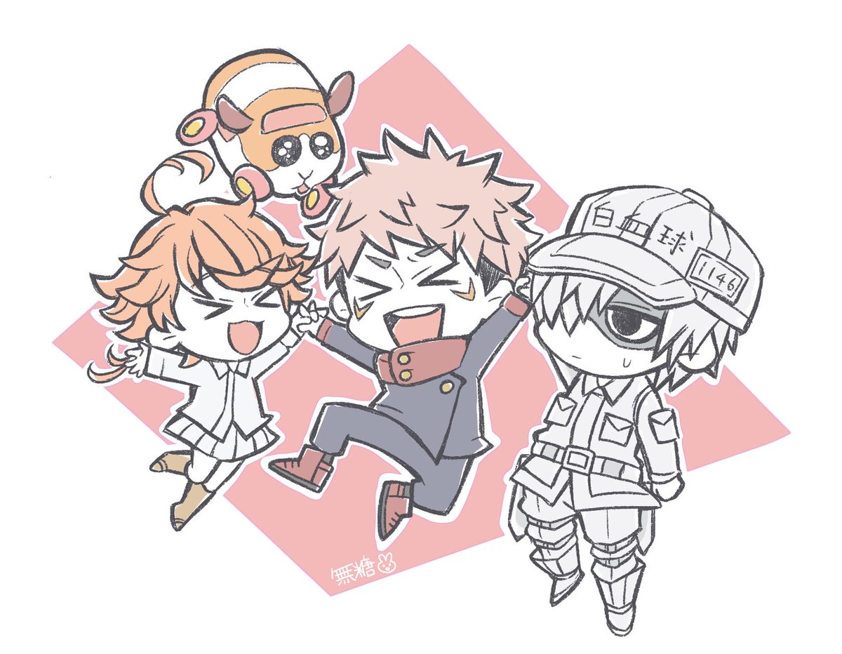 最近観てるアニメの主人公ズ 無糖のイラスト