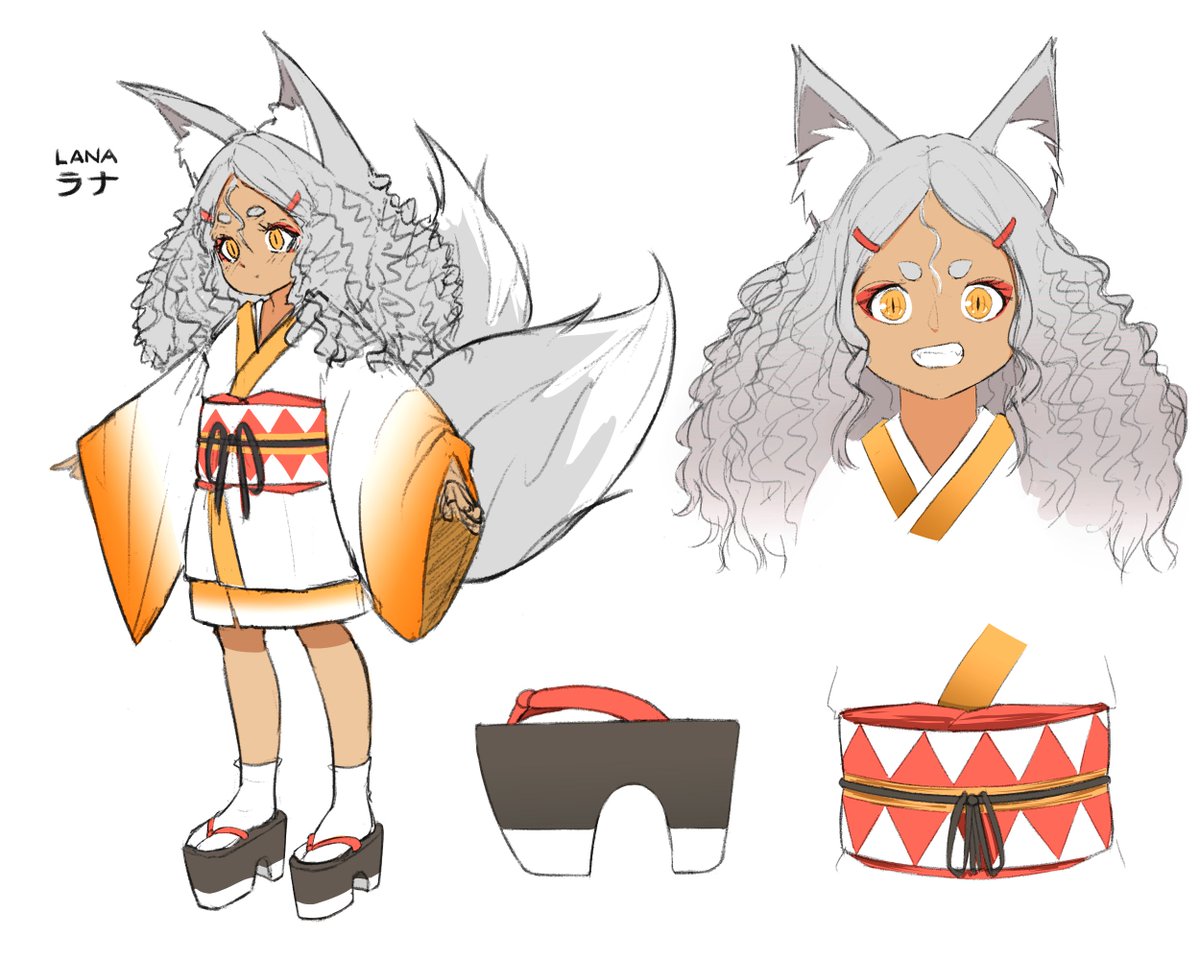 ssuummaa's tweet image. My new fluffy foxgirl OC Lana. I working on a comfy and short little comic-strip-(series?) about her, so stay tuned.