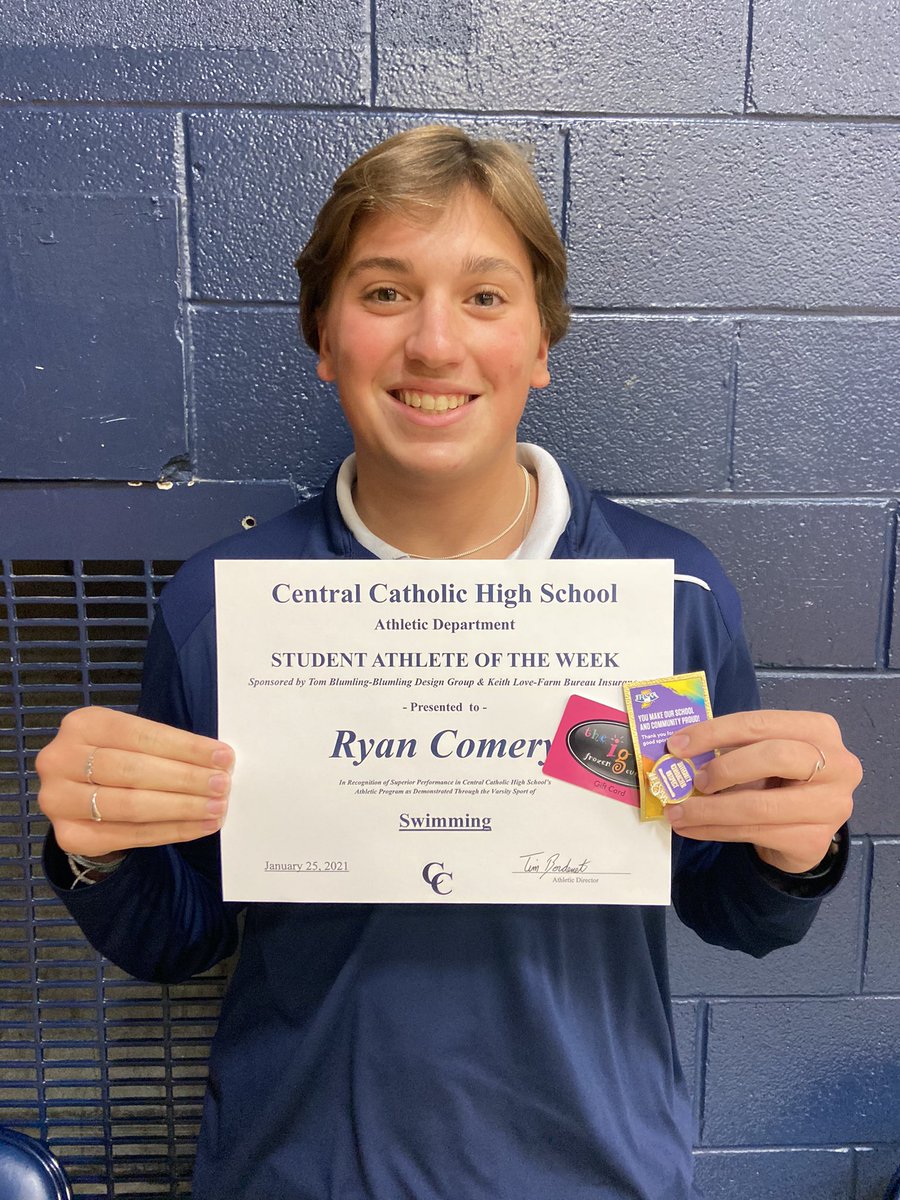 LCC_Athletics's tweet image. Athlete of the week presented by @blumlingdesign @keithlove4537 is Sr. Ryan Comery. Ryan is a four yr letter winner of swimming. He finished 5th in 200 Free &amp;amp; 4th in backstroke at Hoosier Conference, scoring 29 points.  Great Job Ryan! #faceofsportsmanship