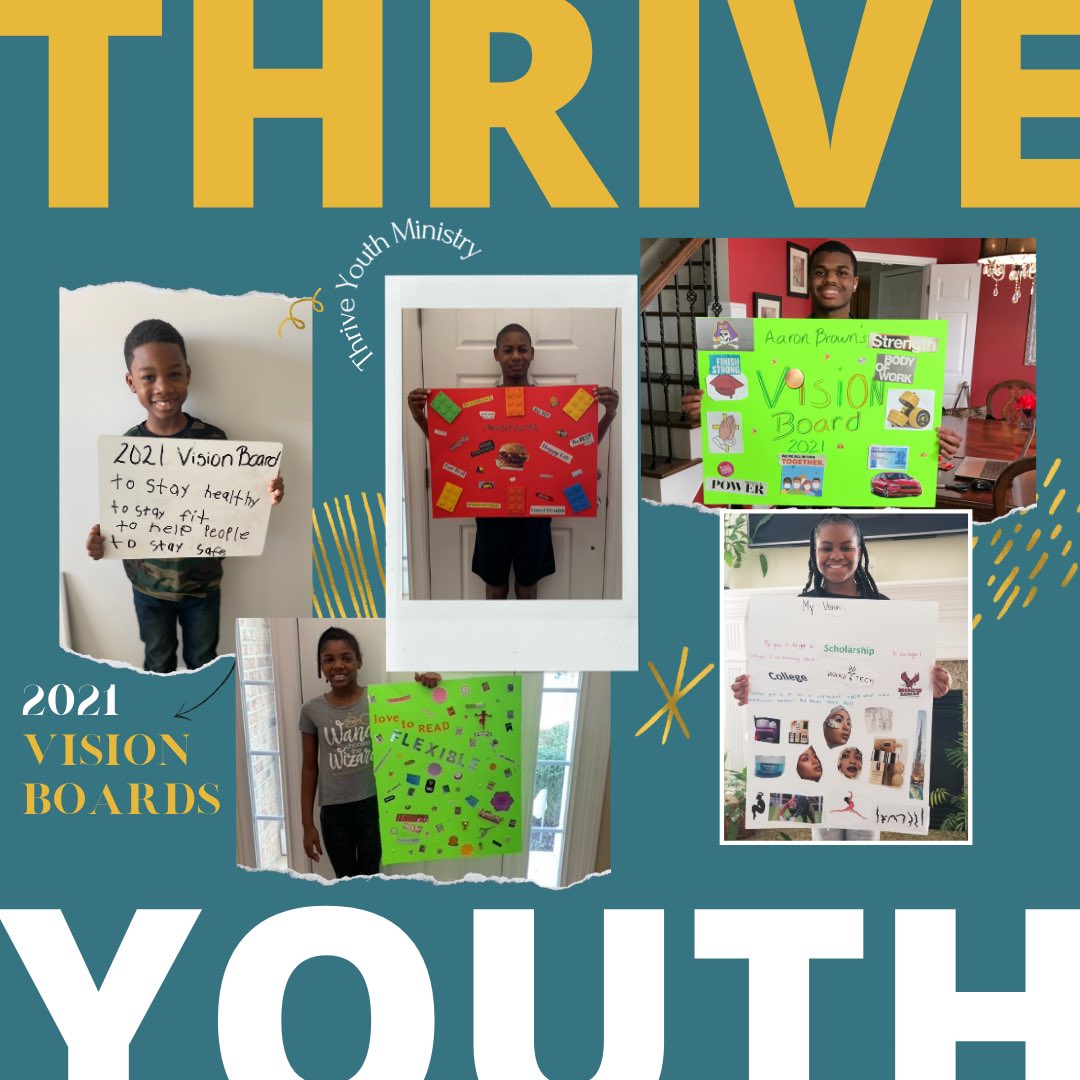 wakechapel's tweet photo. Psalm 143:8b says, “Show me the way I should go, because I offer my life up to you.” Our Thrive students completed their 2021 vision boards and they are ready to conquer the year with faith! What’s your 2021 vision? #thriveyouthministry #wakechapelchurch #visionboards https://t.co/wl6k7aaCio