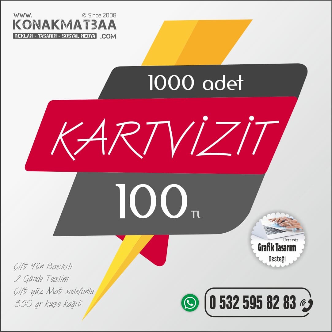 KonakMatbaa's tweet photo. Kartvizit 1000 adet 100 TL https://t.co/u7PeMQhE7i