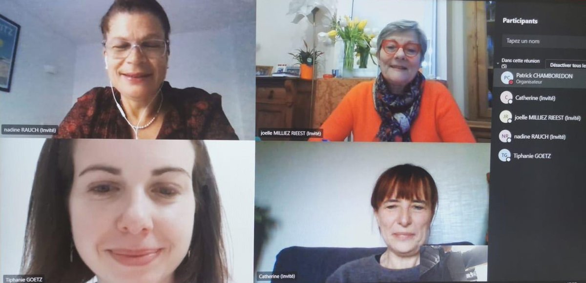 OrdreInfirmiers's tweet photo. Réunion de travail hier entre Patrick Chamboredon, Président @OrdreInfirmiers, Joëlle Milliez, Catherine Higounenc #RIEEST Nadine Rauch et Tiphanie Goetz @Groupement_IST pour faire progresser la place des #infirmiers dans le cadre des discussions sur la PPL santé au travail. https://t.co/Fs28oxFzqr
