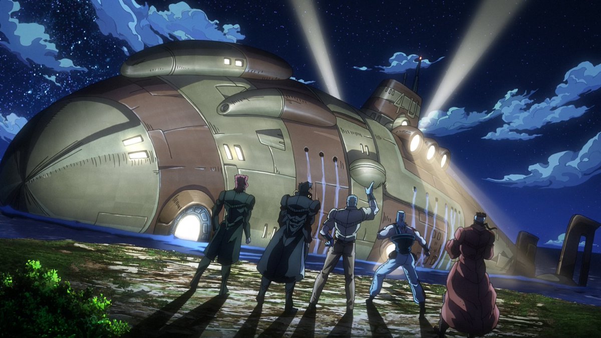 Джотаро куджо несокрушимый алмаз. Jojo sub. Jojo sub. Джоджо подводная лодка. Jojo sub.