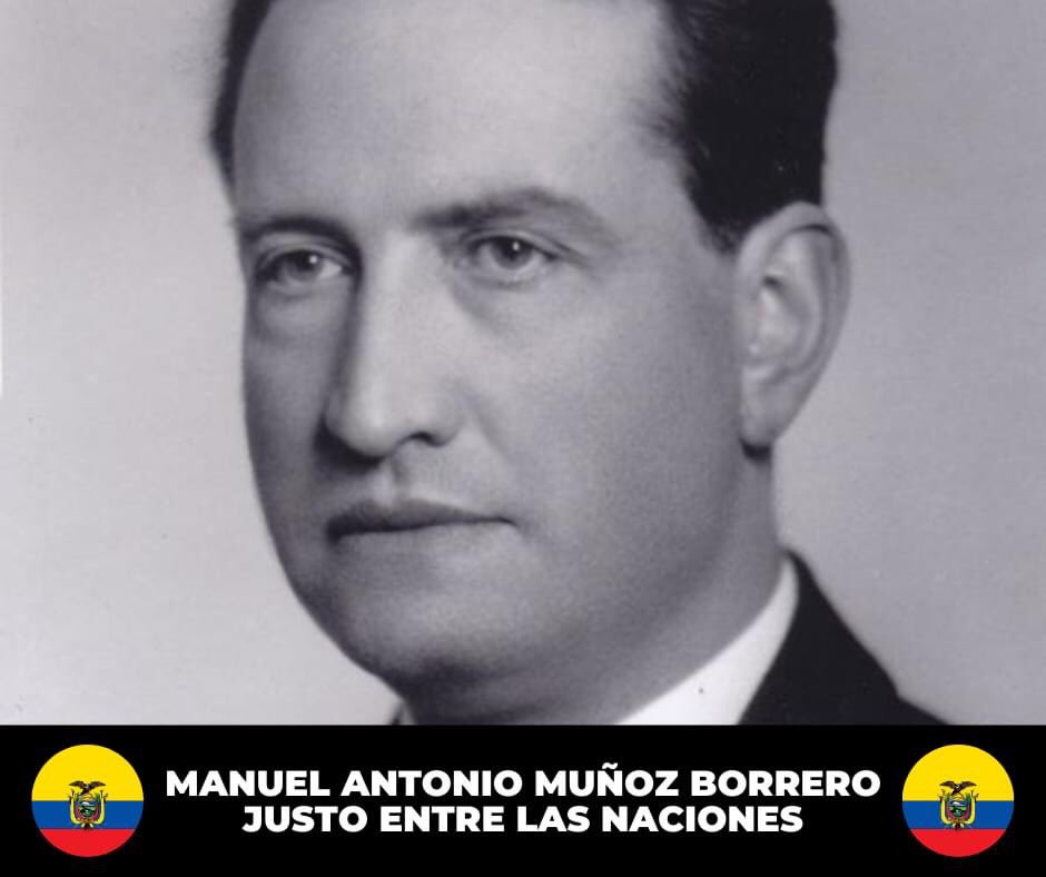 IsraelinEcuador's tweet photo. #WeRemember | El Dr. Manuel Antonio Muñoz Borrero emitió decenas de pasaportes y documentos desde Suecia para ayudar a salvar a judíos de diferentes lugares de Europa durante el #Holocausto .

Fue reconocido por Yad Vashem como Justo de las Naciones en 2011. https://t.co/9PIiOTLUWv