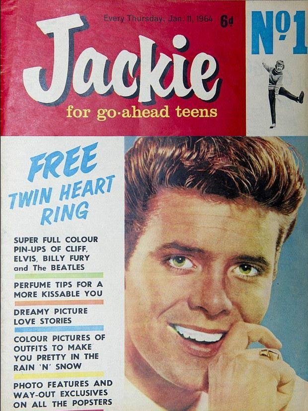 Jackie launched in 1964 as the magazine for go-ahead teens.Go ahead, listen to Cliff Richard, if that's your thing.
