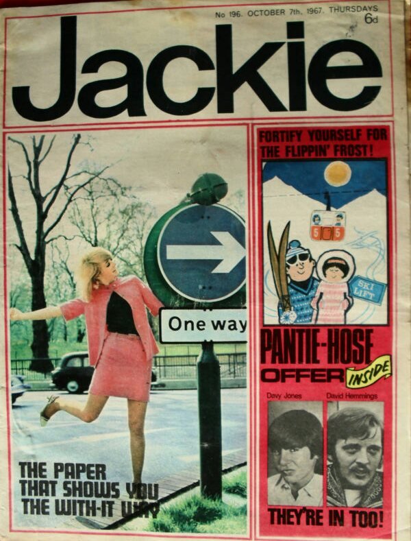 How with-it was Jackie? Hmm, it was certainly a safe choice for Britain's teenage girls...