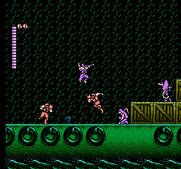 FpgaWarrior's tweet photo. I have released this "Kage: Out of Control Edition" hack of the (NES) Natsume's classic game "Shadow of the Ninja / Yami no Shigotonin Kage". You can download it here: https://t.co/94RAQ1XrmA - #NES #Famicom #NesHACK #KAGE #ShadowOfTheNinja #BlueShadow #natsume https://t.co/jyzrEQd3Ob