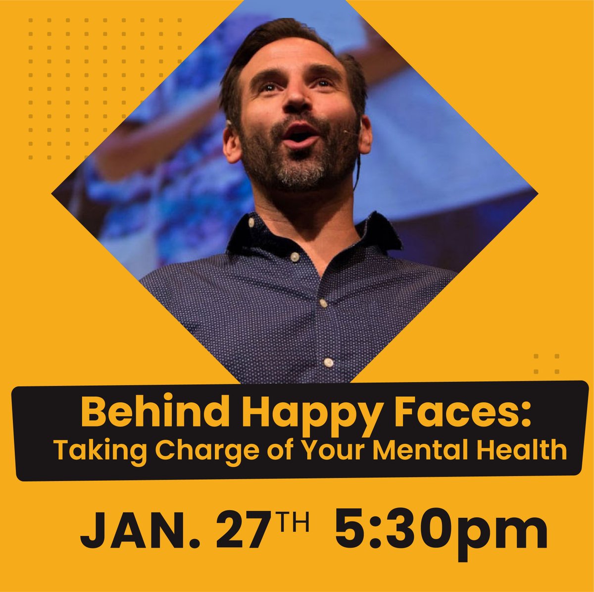Ross Szabo will be presenting his program "Behind Happy Faces" TONIGHT at 5:30pm and you can tune in on OStateTV to watch it live! Take advantage of this opportunity to learn how to improve your emotional relationship with yourself and with others! #okstate