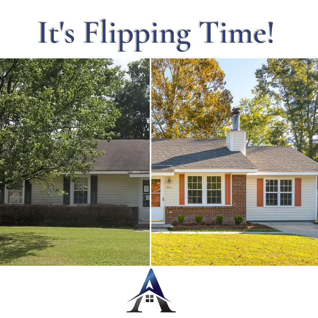 AlignPropGroup's tweet photo. We are all about the flip! ⁠
⁠
.⁠
#alignpropertygroup #houseflip #realestate #flippinghouses #houseflipping #realestateinvesting #houseflipper #realestateinvestor #renovation #homerenovation #fixerupper #fixandflip #houseflippers https://t.co/fDwCNlSQpa