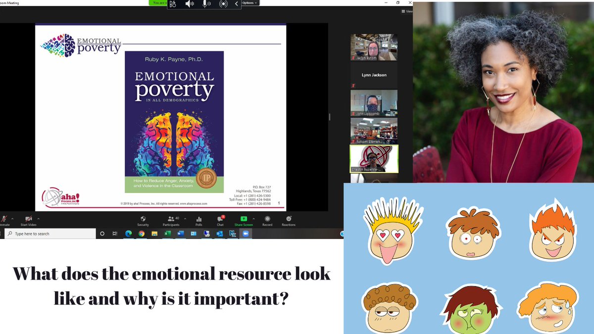 ahaprocess's tweet photo. Region 10 educators in Texas had the great opportunity of gaining strategies and tools to build the emotional resource of students in their classrooms. Thanks Chestin.
#EffectiveClassrooms #ReduceDiscipline #BuildMotivation
#LiveOnline @rubyKpayne @ChestinCurl https://t.co/27DJEDHgp9