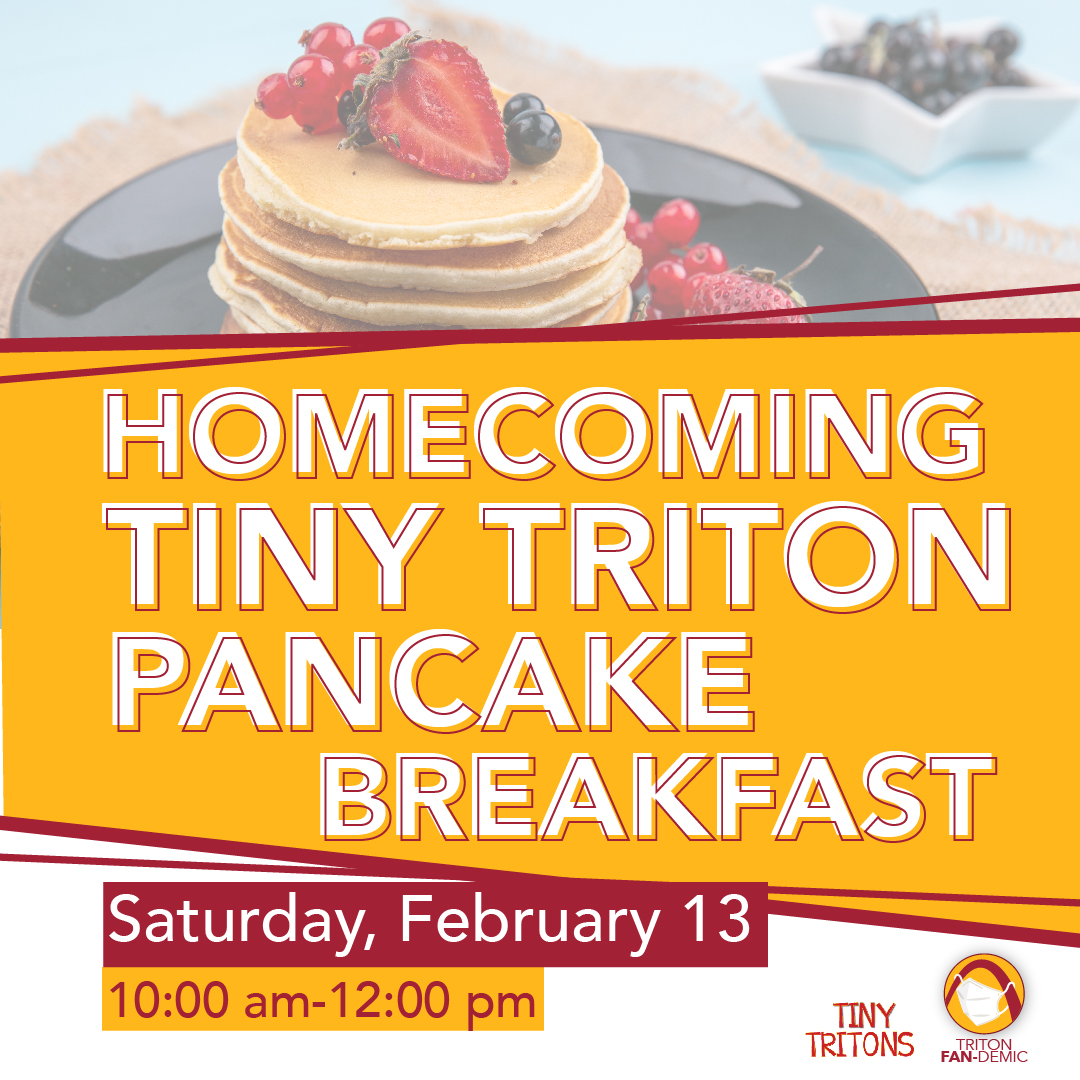 Only a few short weeks until our Tiny Triton pancake breakfast! Be sure to preregister at umsl.edu/go.tinytritons to get your spot at this fun flour filled event!
